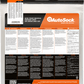 Back side of product packaging for AutoSock for trucks AL79